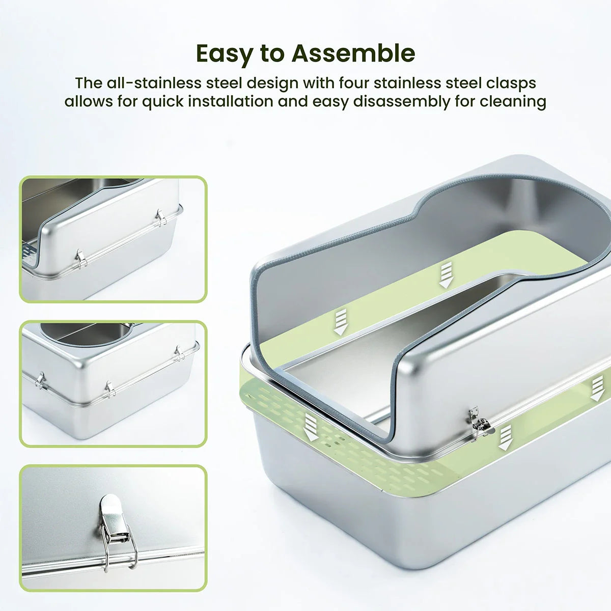 Stainless Steel Litter Box