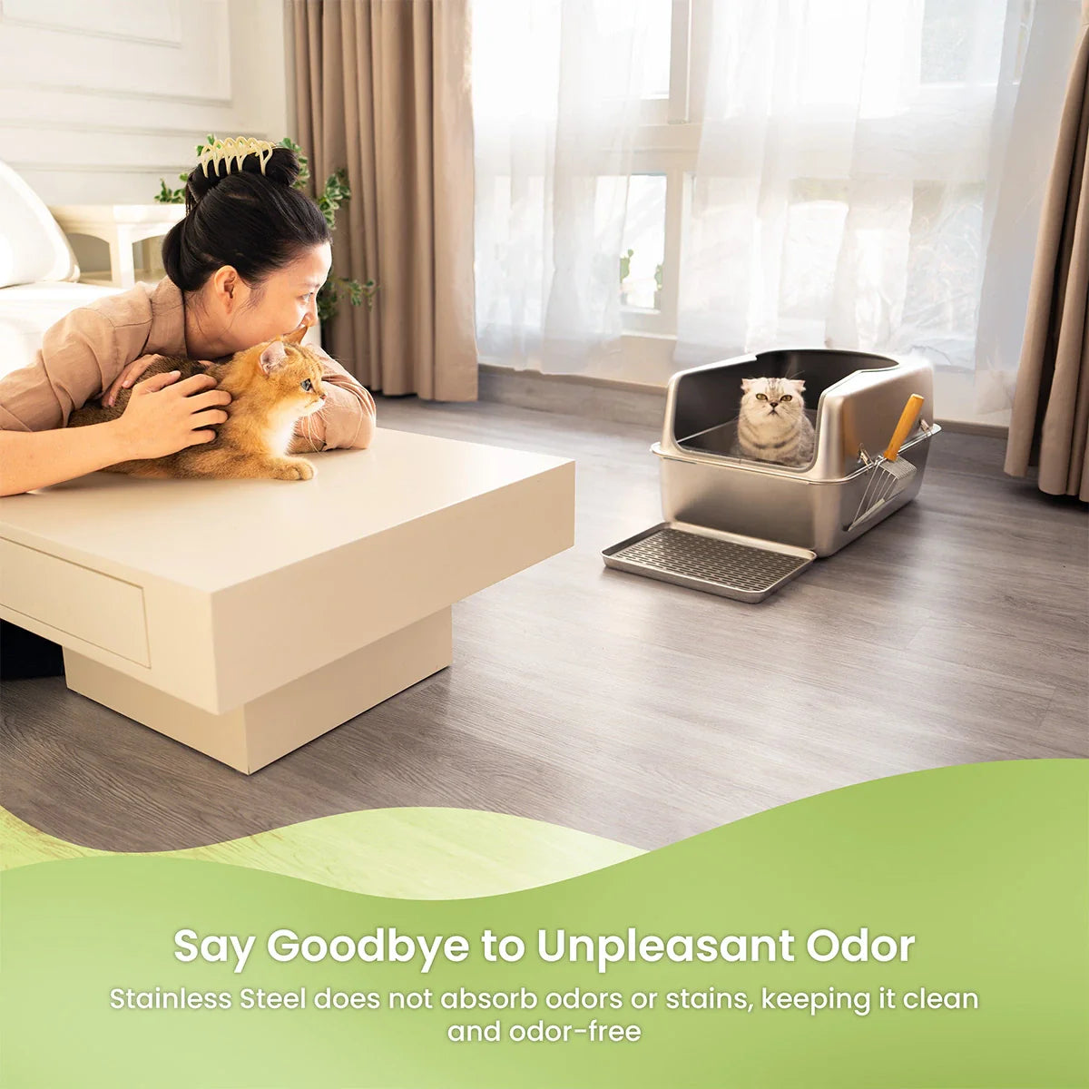 Stainless Steel Litter Box