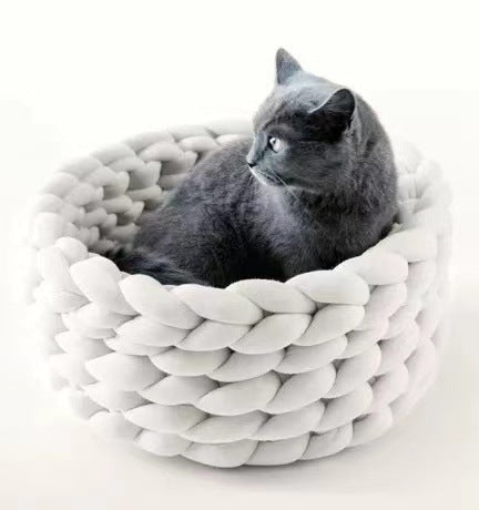 Woven Cat Basket