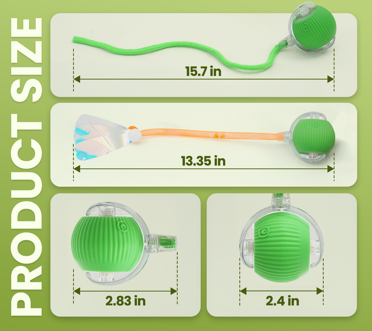 WhiskerChase Self-Scrolling Ball