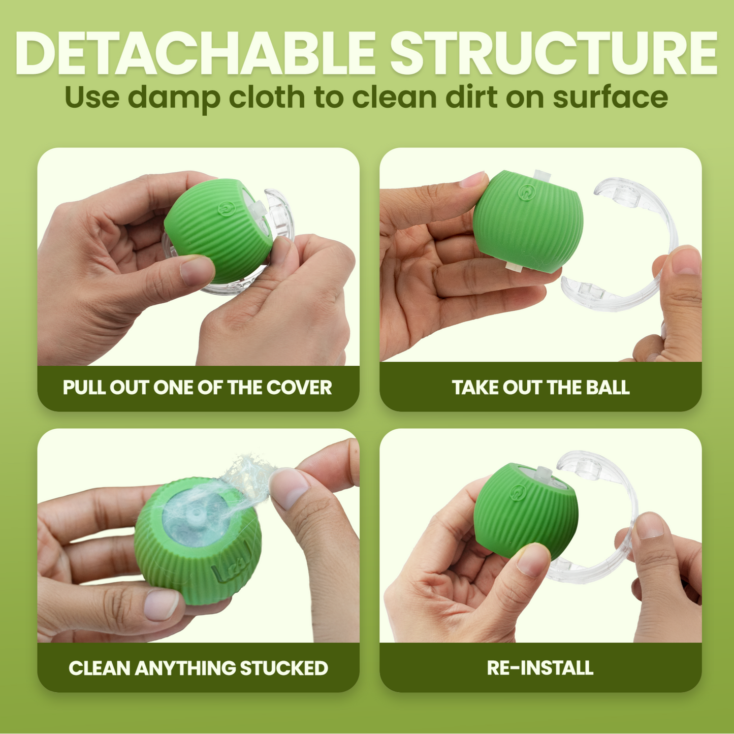 WhiskerChase Self-Scrolling Ball