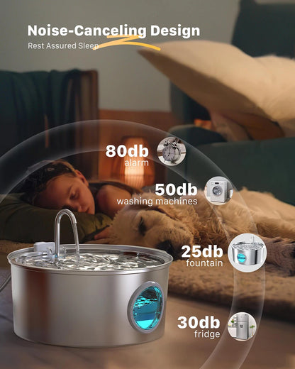 7L Stainless Steel Water Fountain