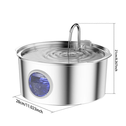 7L Stainless Steel Water Fountain