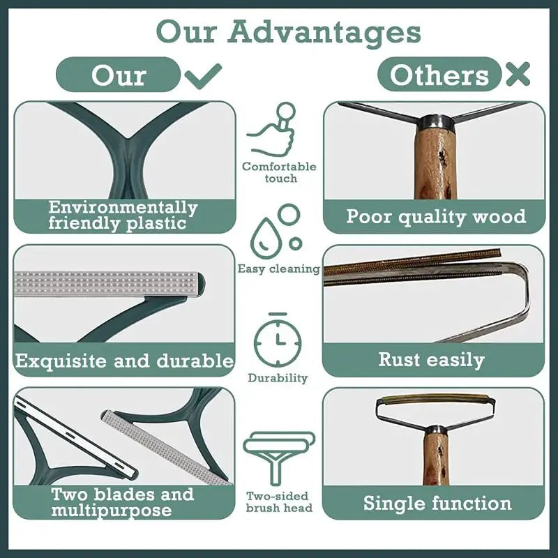 Double Sided Pet Hair Remover