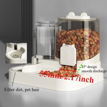 Automatic Dog And Cat 2-in-1 Feeder