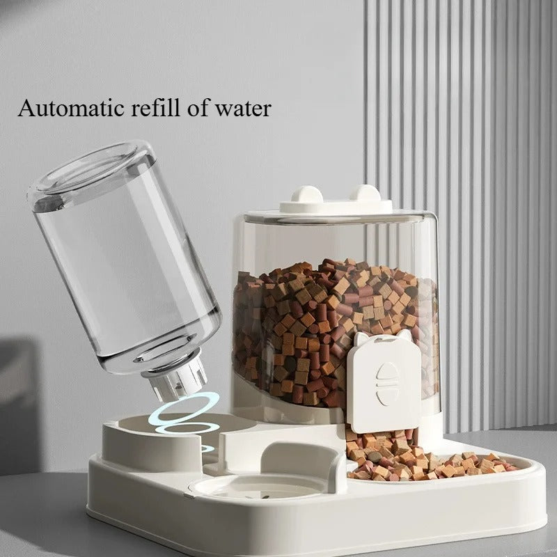 Automatic Dog And Cat 2-in-1 Feeder